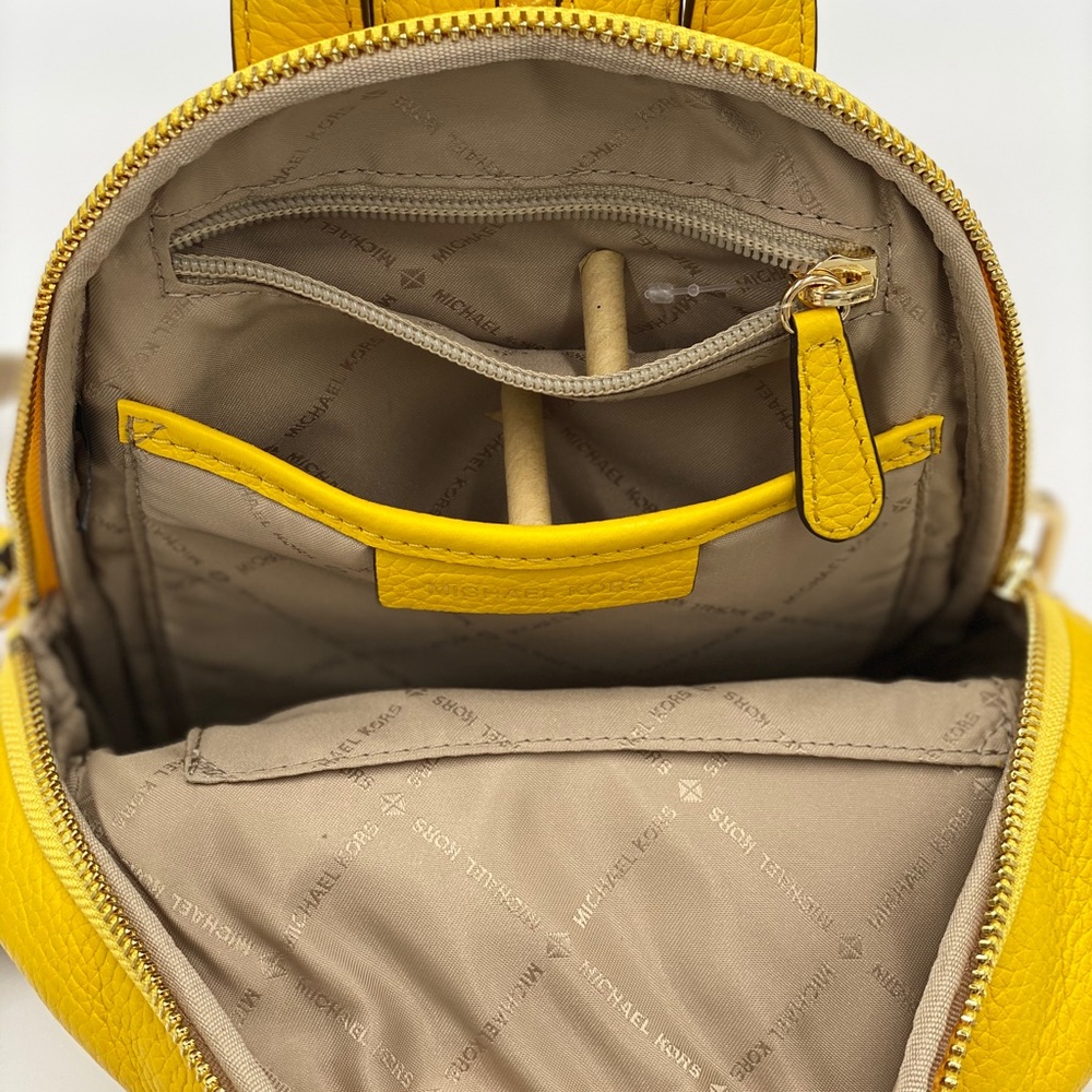 COPY - MICHAEL KORS ERIN SMALL CONVERTIBLE BACKPACK CITRS - Picture 12 of 16